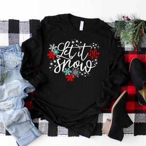 Let it Snow - Black - Sunfire Tees