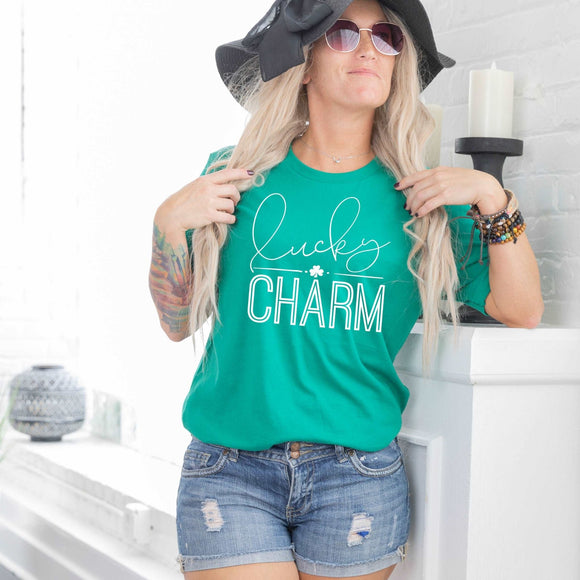 Lucky Charm - Heather Green - Sunfire Tees