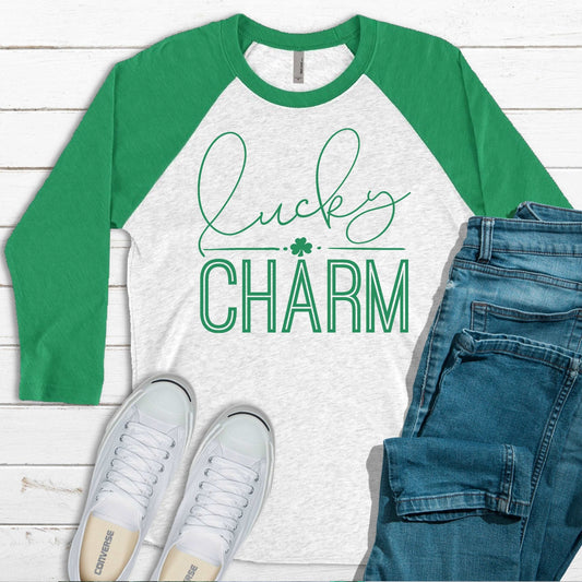 Lucky Charm Raglan - Sunfire Tees