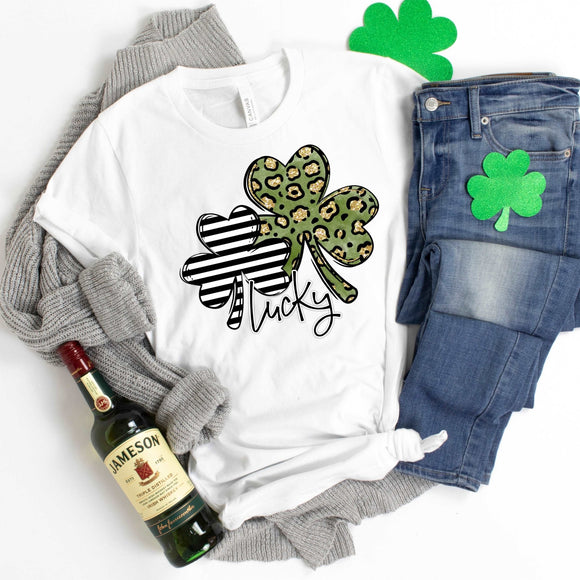 Lucky Double Clover - Sunfire Tees