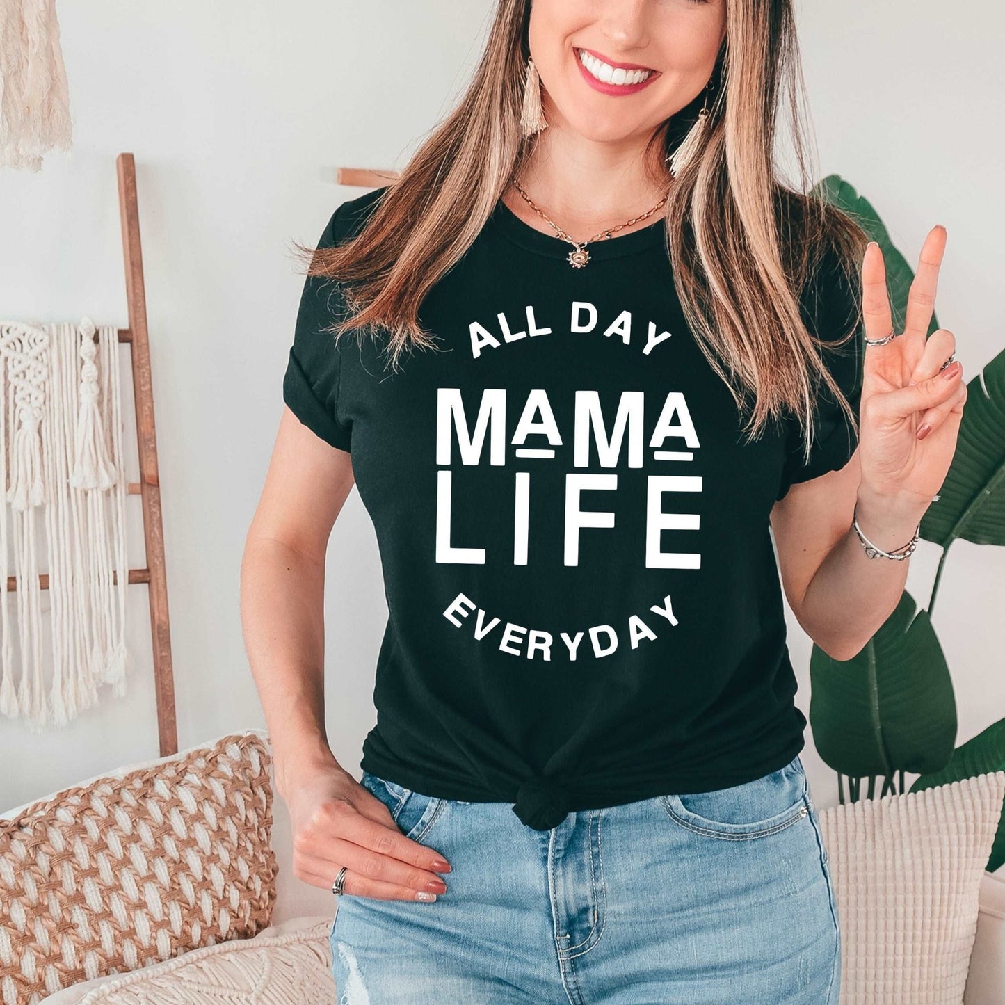Mama Life - Black - Sunfire Tees