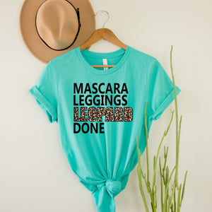 Mascara Leggings Leopard Done Shirt - Peach