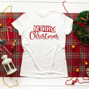 Merry Christmas Shirt - White