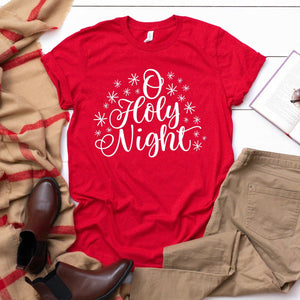 O’ Holy Night Shirt - Red - Sunfire Tees