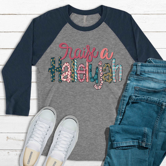 Raise a Hallelujah Raglan RTS - Sunfire Tees