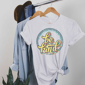 Retro Be Kind - Ash - Sunfire Tees