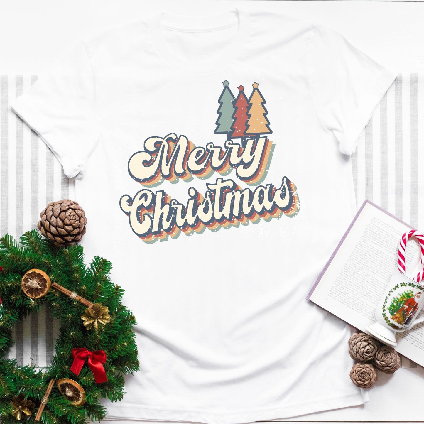 Retro Merry Christmas - Sunfire Tees
