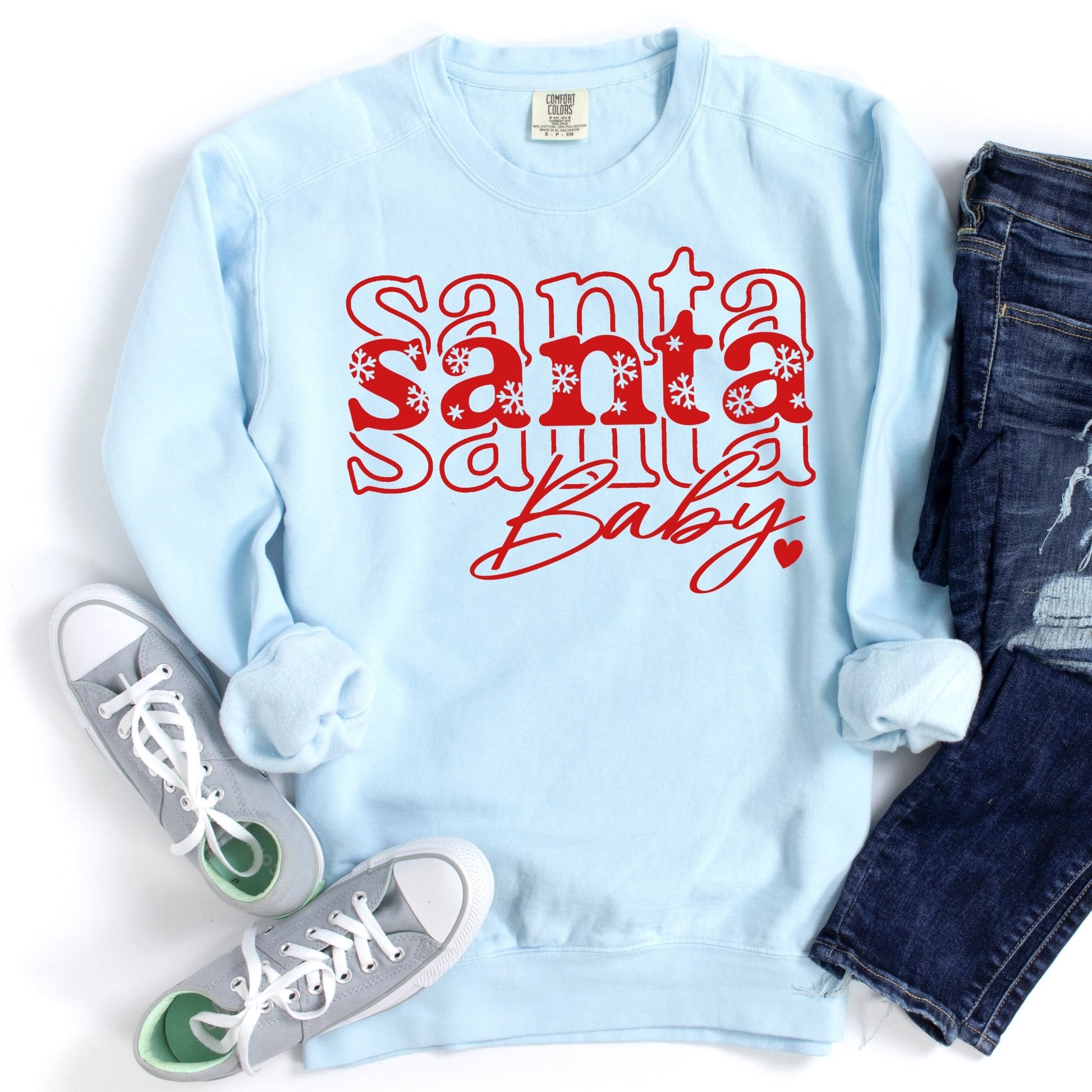 Santa Baby - chambray - Sunfire Tees