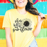 She's as Wild as a Sunflower - Heather yellow