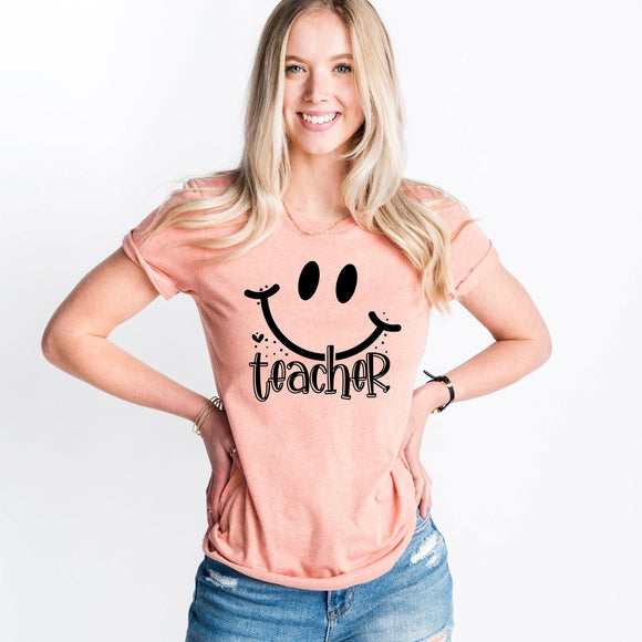 Smiley Teacher - Sunfire Tees