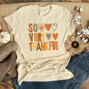 So Very Thankful - natural - Sunfire Tees