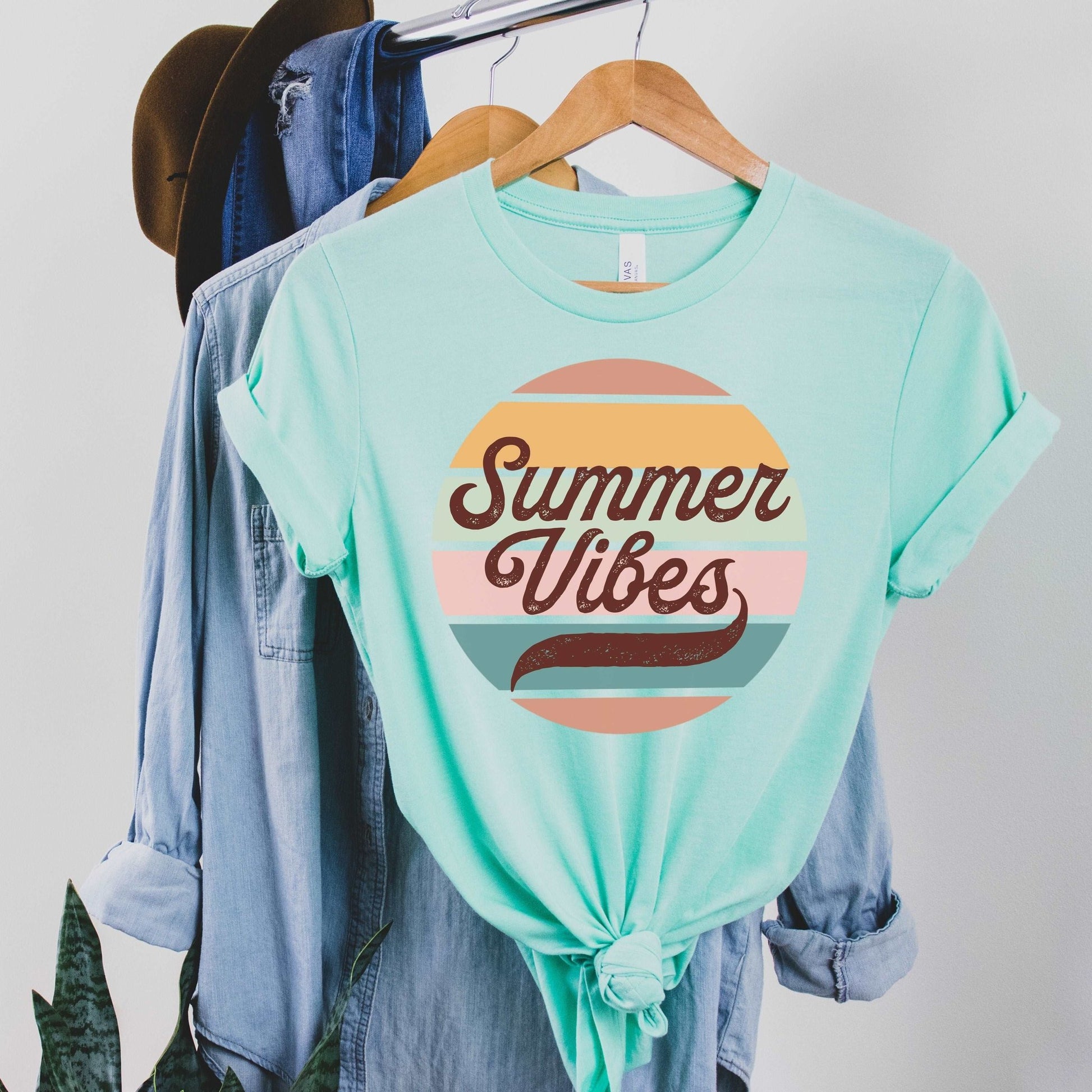 Summer Vibes - Mint - Sunfire Tees