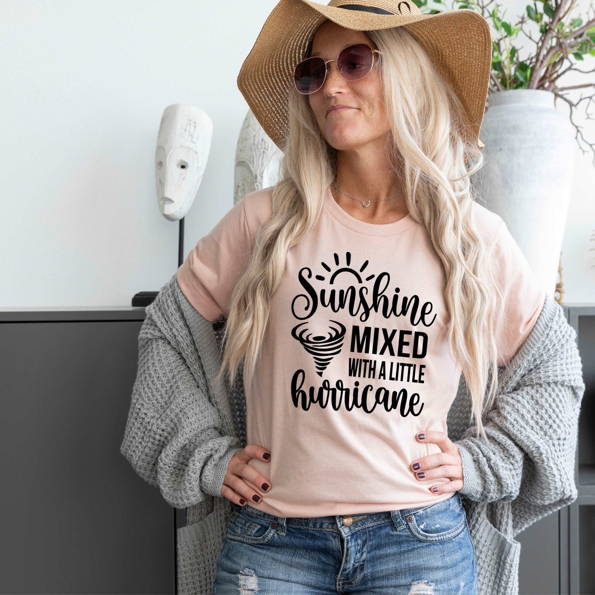 Sunshine Mixed with a Little Hurricane - Sunfire Tees