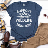 Support Wildlife Raise Boys - Sunfire Tees