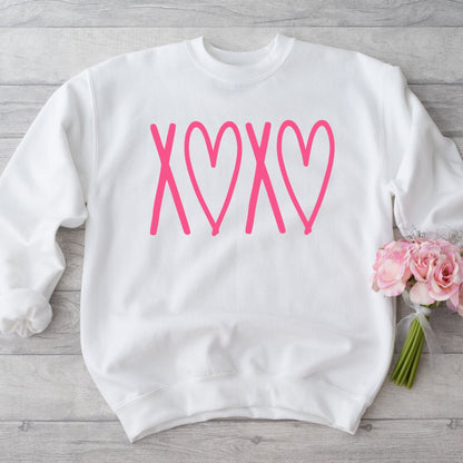 XOXO Puff Print - Comfort Colors - Sunfire Tees